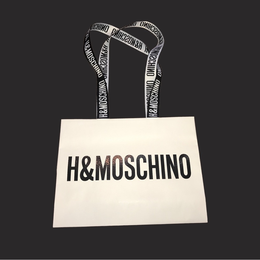 H&M X Moschino Paper Bag